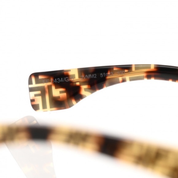 FENDI Acetate FF 53mm Sunglasses 0435/S Tortoise - Picture 6 of 8